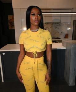 SHOP SO REAL Sets Women Solitaire Stones Pants