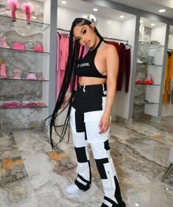 GSUWOO Military Cargo White