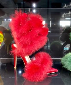 SHOP SO REAL Bloody Fox Wrapped Sandals Heels