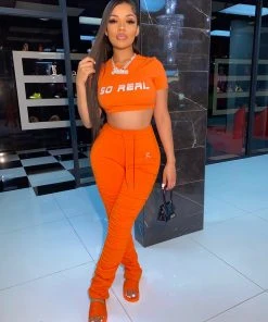 SHOP SO REAL Bottoms Stacked Sweats