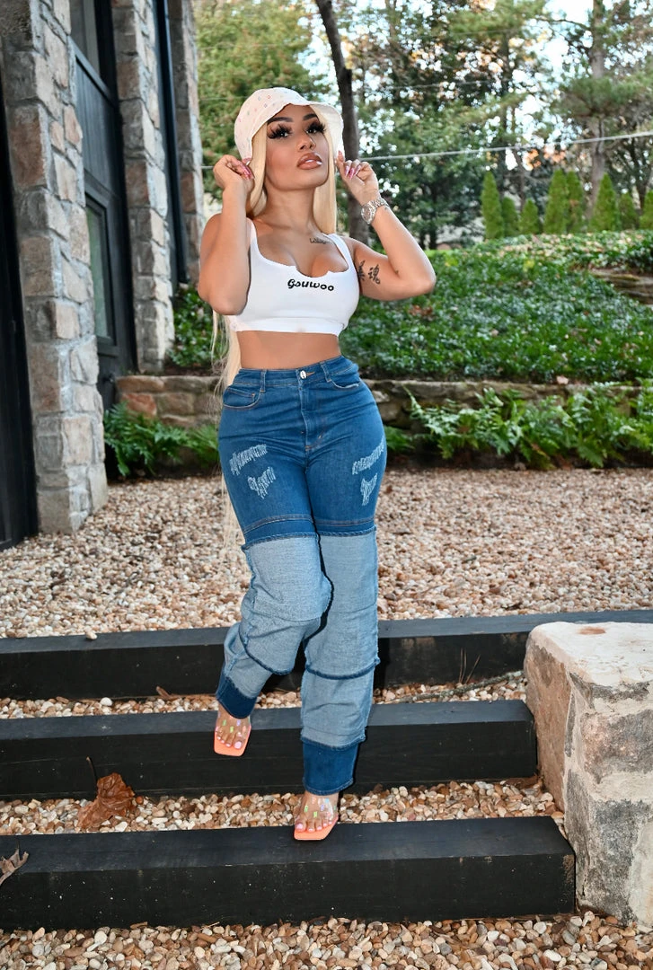 SHOP SO REAL Tops Slit Crop 4 SHOP SO REAL Tops Slit Crop