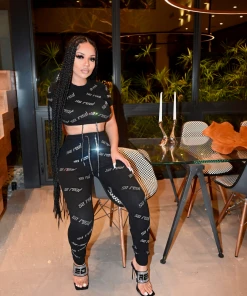 SHOP SO REAL Sets Women Solitaire Stones Pants